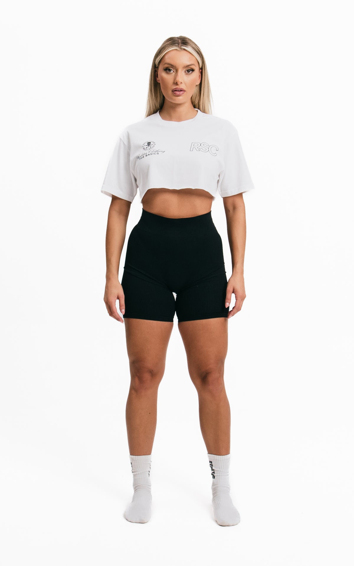 Basics Dual Crop White