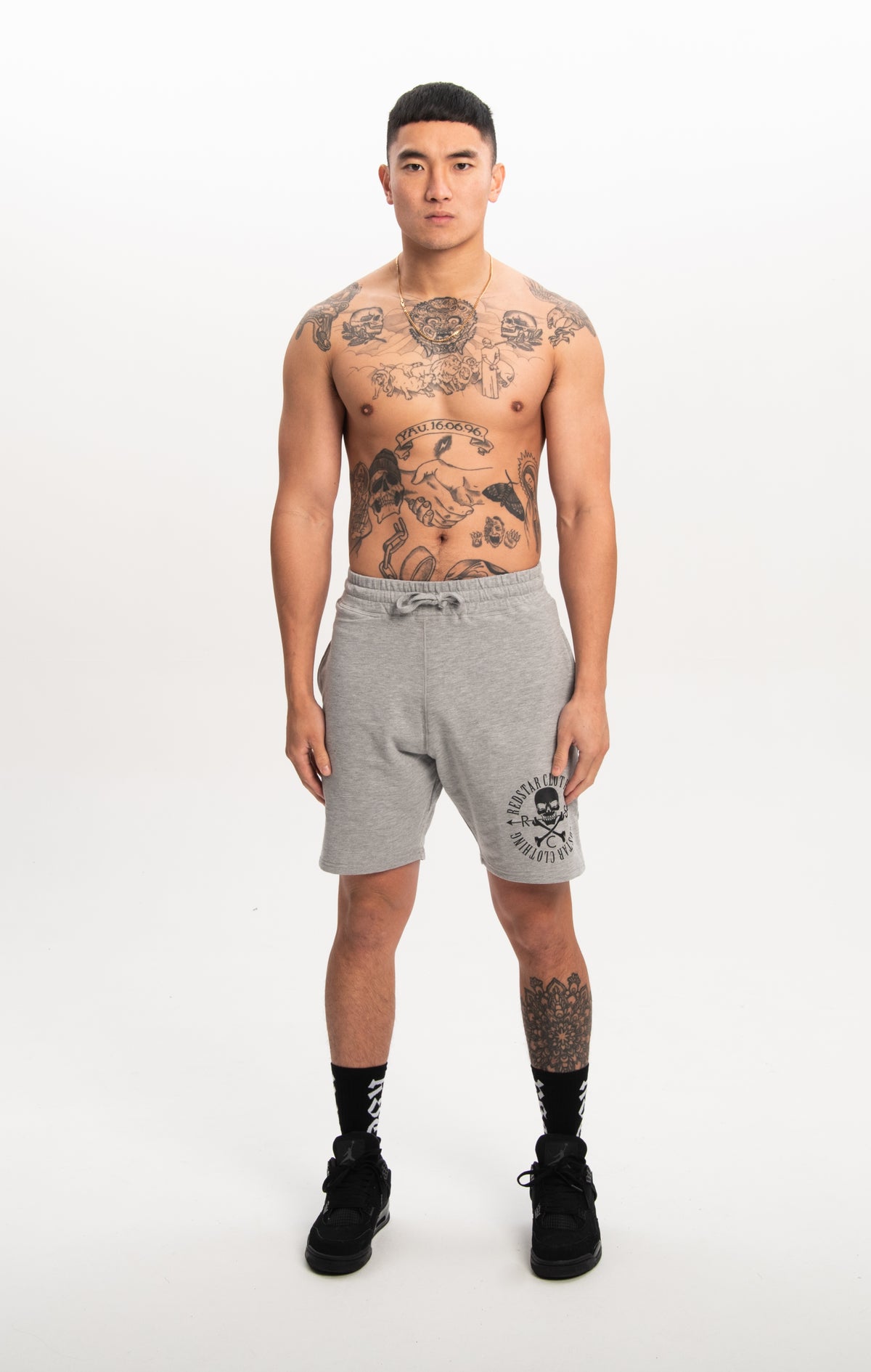 O/G Logo Sweat Shorts Grey